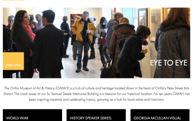 Orillia Museum of Arts and History (OMAH) Gets a New Website